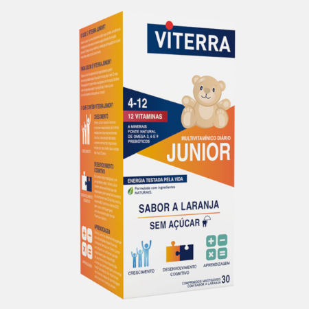 Viterra Junior – 30 Comprimidos Mastigáveis – Perrigo