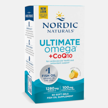 Ultimate Omega + CoQ10 – 60 softgels – Nordic Naturals