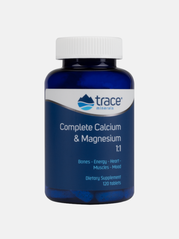 Complete Calcium & Magnesium 1:1 - 120 comprimidos - Trace Minerals
