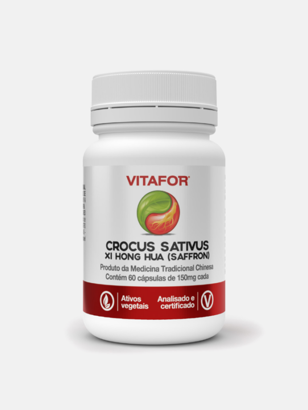 Crocus Sativus Xi Hong Hua - 60 cápsulas - Vitafor