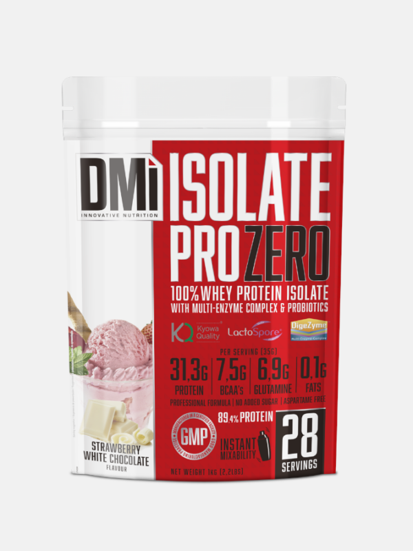ISOLATE PRO ZERO Strawberry White Chocolate - 1kg - DMI Nutrition