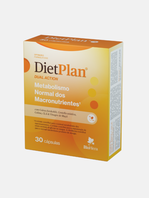 Diet Plan DUAL ACTION - 30 cápsulas - BioHera