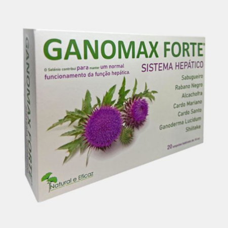 Ganomax Forte – 20 ampolas – Natural e Eficaz
