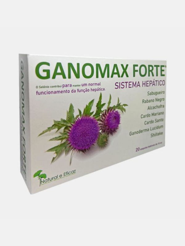 Ganomax Forte - 20 ampolas - Natural e Eficaz