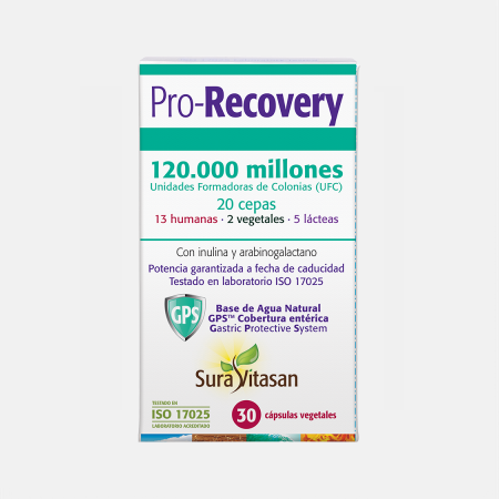 Pro-Recovery – 30 cápsulas – Sura Vitasan