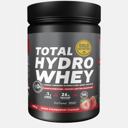 Total Hydro Whey morango – 900g – Gold Nutrition