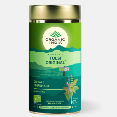 Tulsi Original Infusão Bio – 100g – Organic India