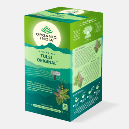 Tulsi Original Infusão Bio – 25 saquetas – Organic India