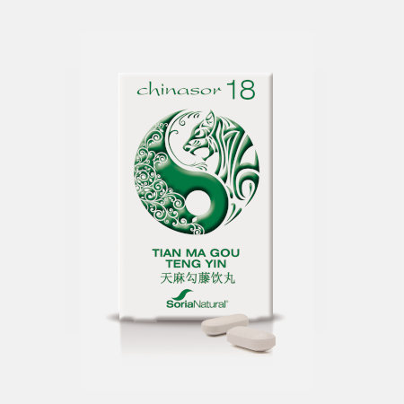 Chinasor 18 Tian Ma Gou Teng Yin – 30 comprimidos
