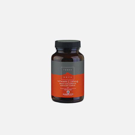 Vitamin C 250mg Multi-Ascorbate Complex (Non Acidic) – 50 cápsulas – Terra Nova