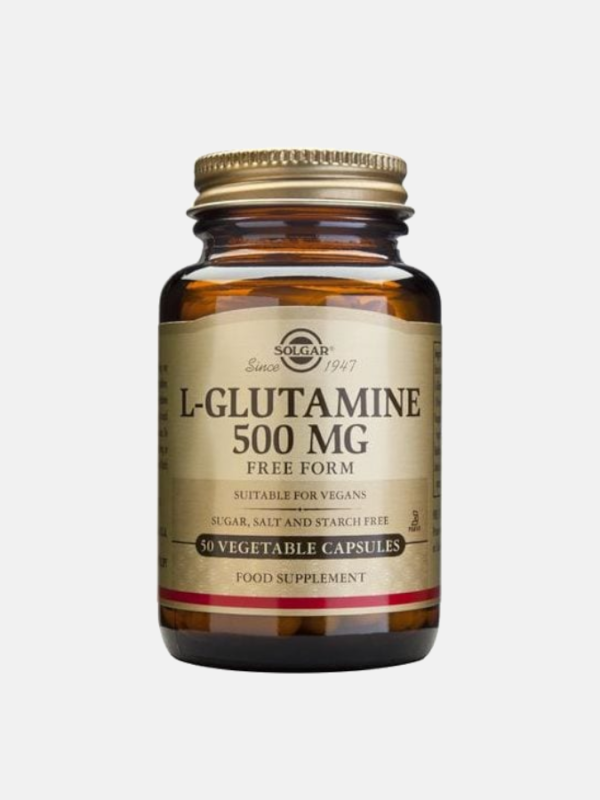 L-Glutamina 500mg - 50 cápsulas - Solgar