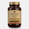 Vitamina D3 1000UI (25mcg) - 100 comprimidos mastigáveis - Solgar