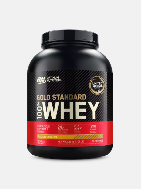 100% Whey Gold Standard Salted Caramel - 2280g - ON Optimum Nutrition