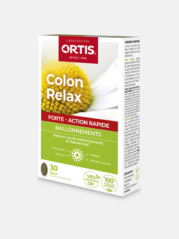 Colon Relax Forte - 30 Comprimidos - Ortis