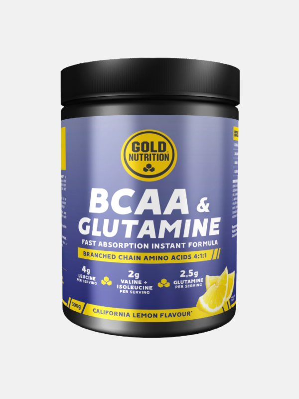 BCAA & Glutamine Lemon - 300g - Gold Nutrition