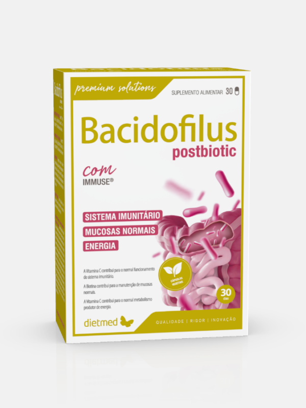 Bacidofilus Postbiotic - 30 cápsulas - DietMed