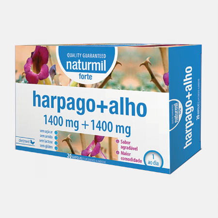 Harpago + Alho Forte – 20 ampolas – Naturmil