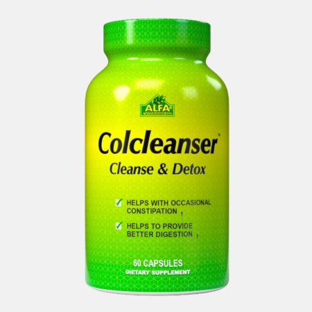 Colcleanser Colon Cleanse & Detox – 60 cápsulas – Alfa Vitamins