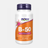 Vitamin B-50 - 100 comprimidos - Now