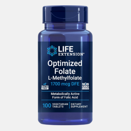 Optimized Folate – 100 comprimidos – Life Extension