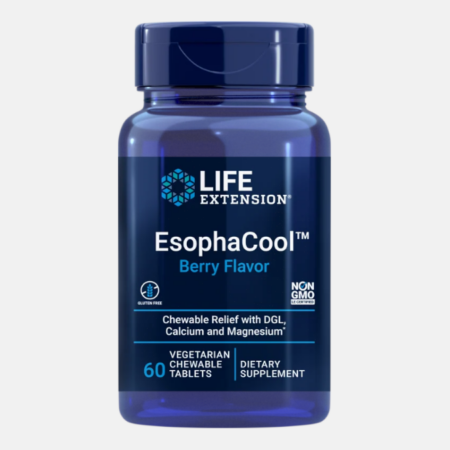 EsophaCool – 60 chewable tablets – Life Extension