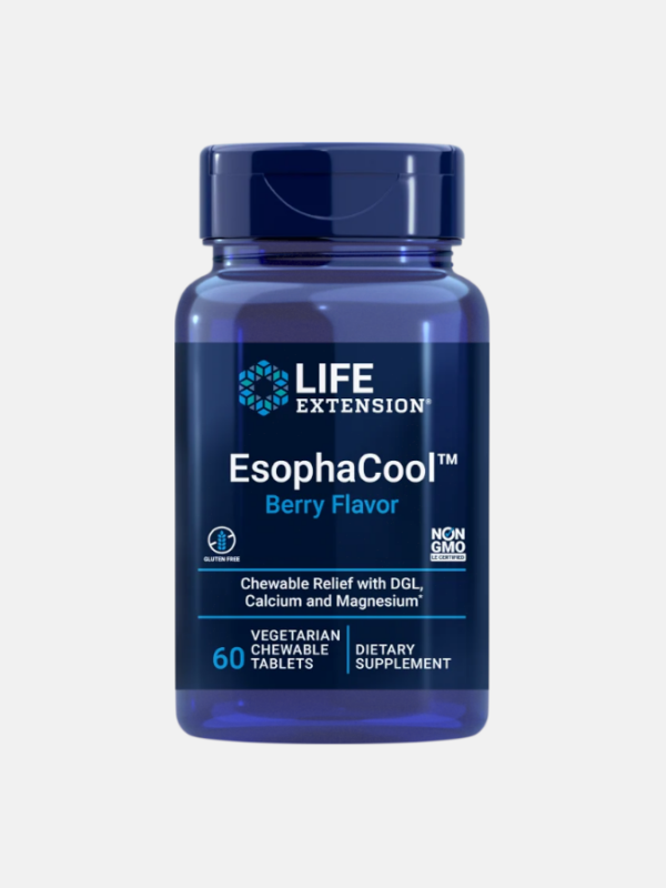 EsophaCool - 60 chewable tablets - Life Extension