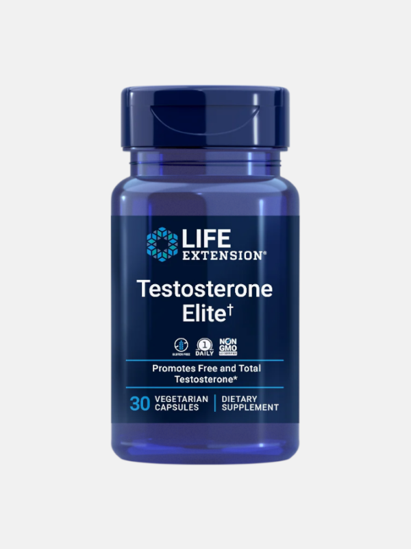 Testosterone Elite - 30 cápsulas - Life Extension