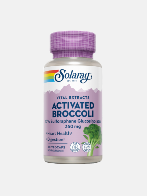 Activated Broccoli Seed Extract 350mg - 30 cápsulas - Solaray