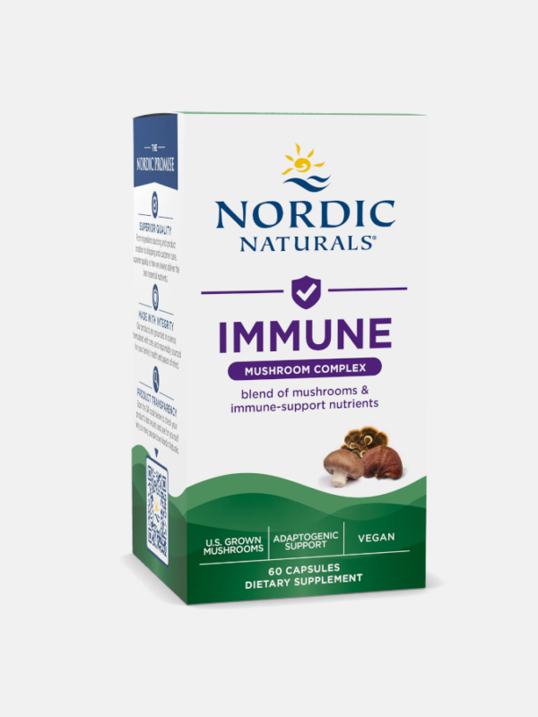 Immune Mushroom Complex - 60 cápsulas - Nordic Naturals