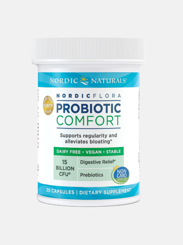 Nordic Flora Probiotic Comfort - 30 cápsulas - Nordic Naturals