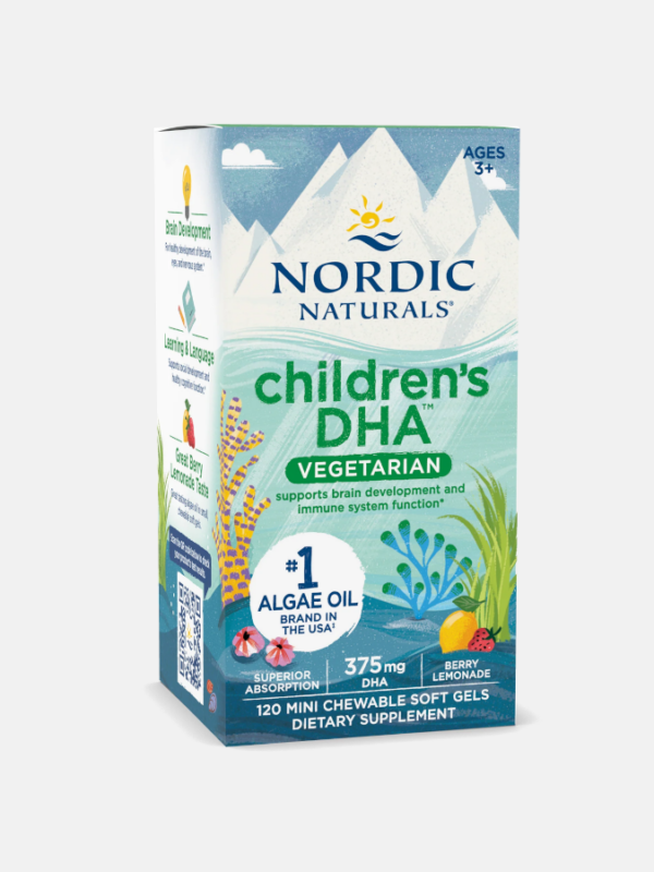 Children's DHA Vegetarian Berry Lemonade - 120 chewable softgels - Nordic Naturals