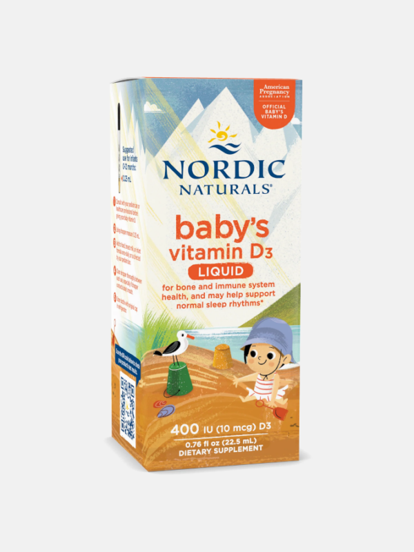 Baby's Vitamin D3 Liquid 400IU - 22,5ml - Nordic Naturals