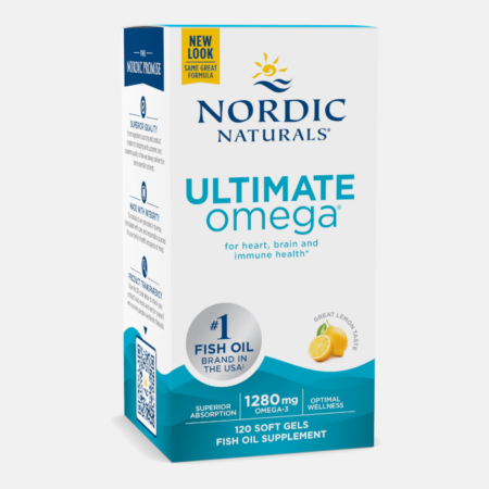 Ultimate Omega 1280mg Lemon – 120 softgels – Nordic Naturals
