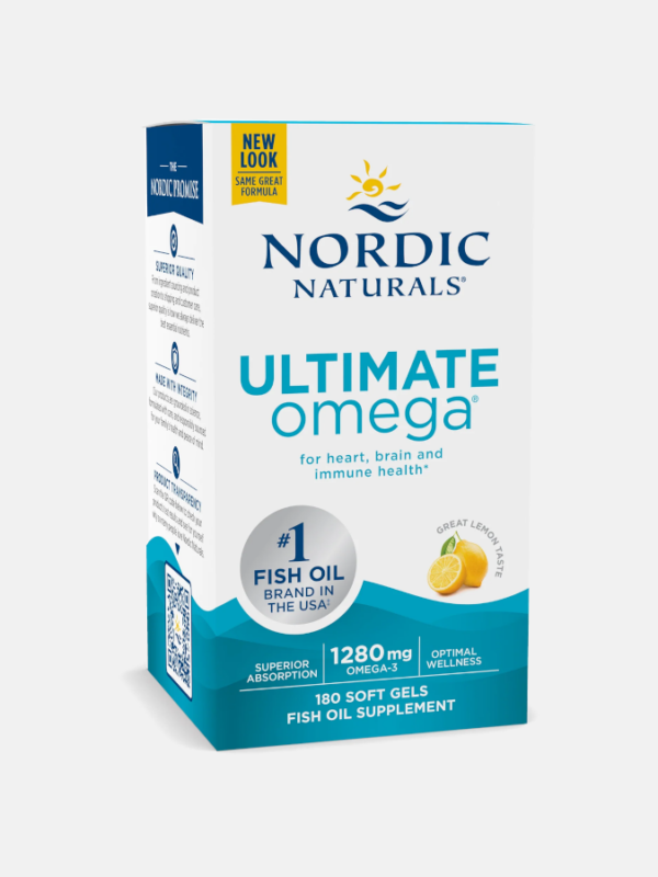 Ultimate Omega 1280mg Lemon - 180 softgels - Nordic Naturals