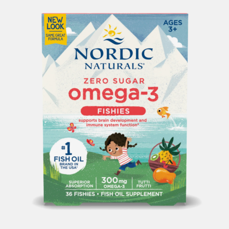 Zero Sugar Omega-3 Fishies – 36 fishies – Nordic Naturals