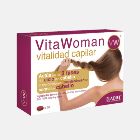 VitaWoman Vitalidade Capilar – 60 comprimidos – Eladiet