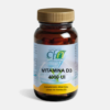 Vitamina D3 4000 UI - 60 cápsulas - CFN