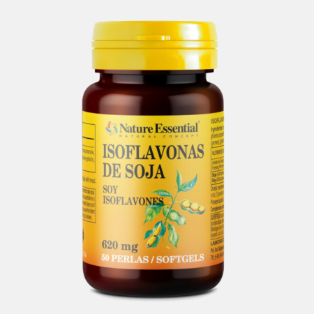 Isoflavonas de Soja 620 mg – 50 cápsulas – Nature Essential