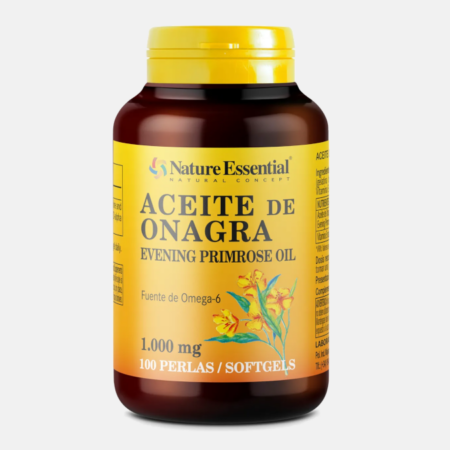 Óleo de Onagra 1000 mg – 100 cápsulas – Nature Essential