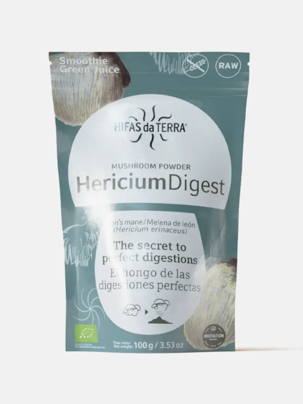 Hericium Digest Mushroom Powder Superfood - 100 g - Hifas da Terra