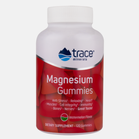 Magnesium Gummies Watermelon – 120 gummies – Trace Minerals