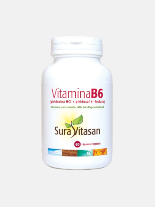 Vitamina B6 - 60 cápsulas - Sura Vitasan