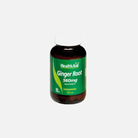 Ginger root 560mg – 60 comprimidos – HealthAid