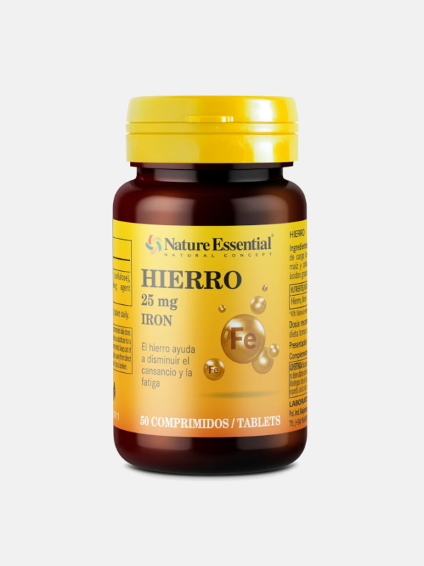 Ferro 25mg - 50 comprimidos - Nature Essential
