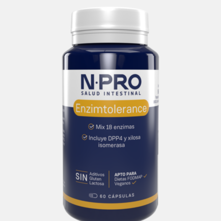NPro ENZIMtolerance – 60 cápsulas