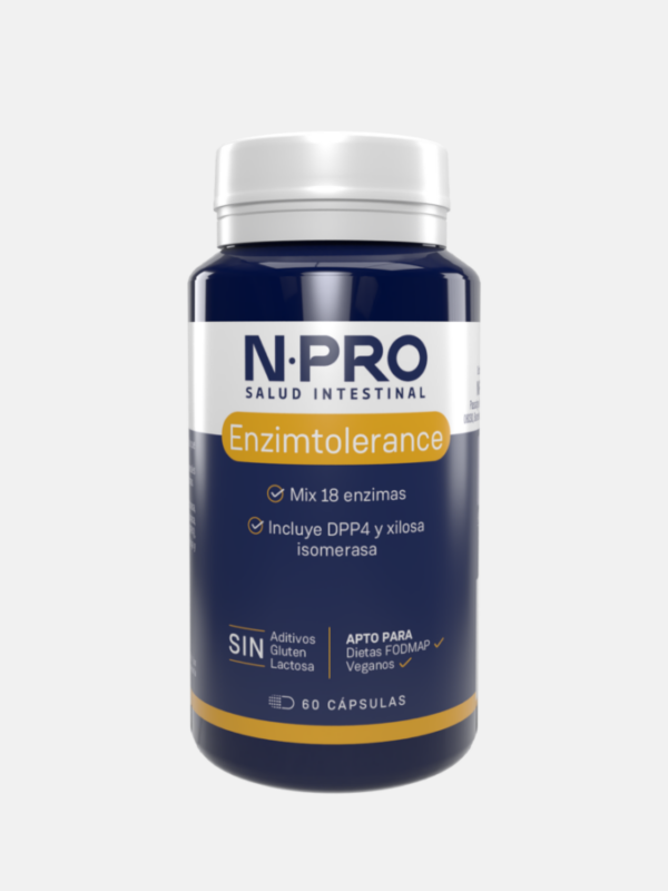 NPro ENZIMtolerance - 60 cápsulas