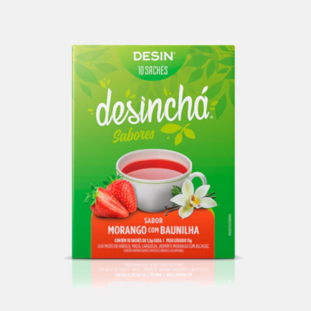 Desinchá Morango com Baunilha – 10 saquetas