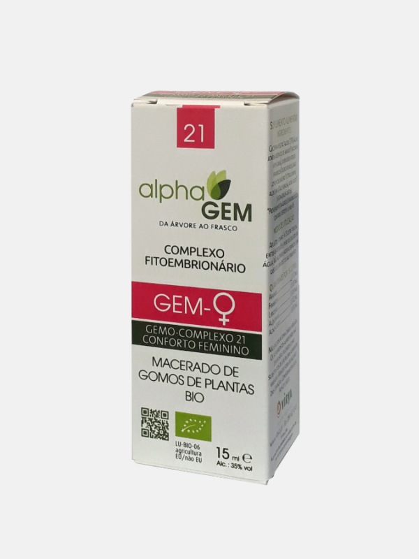 Gem-Mulher 21 Conforto Feminino - 15ml - AlphaGem