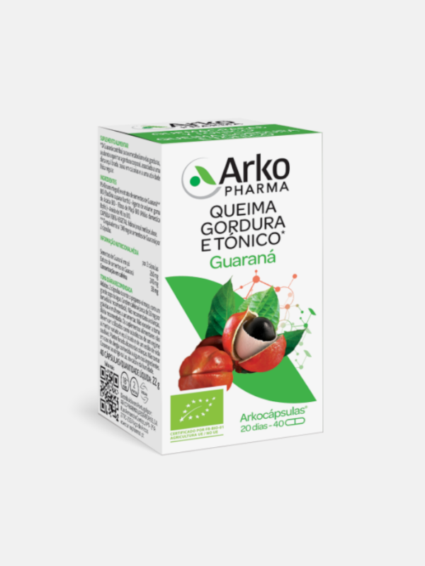 Guaraná BIO - 40 cápsulas - ArkoPharma