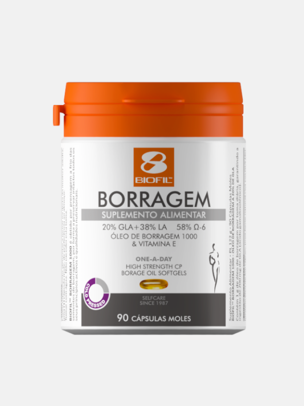 Borragem 1000 - 90 cápsulas - Biofil